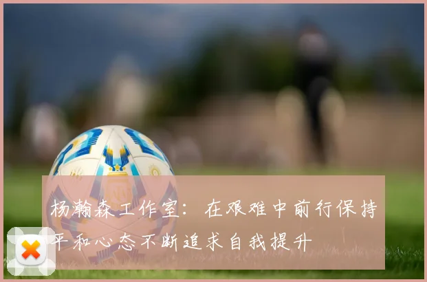 杨瀚森工作室：在艰难中前行保持平和心态不断追求自我提升