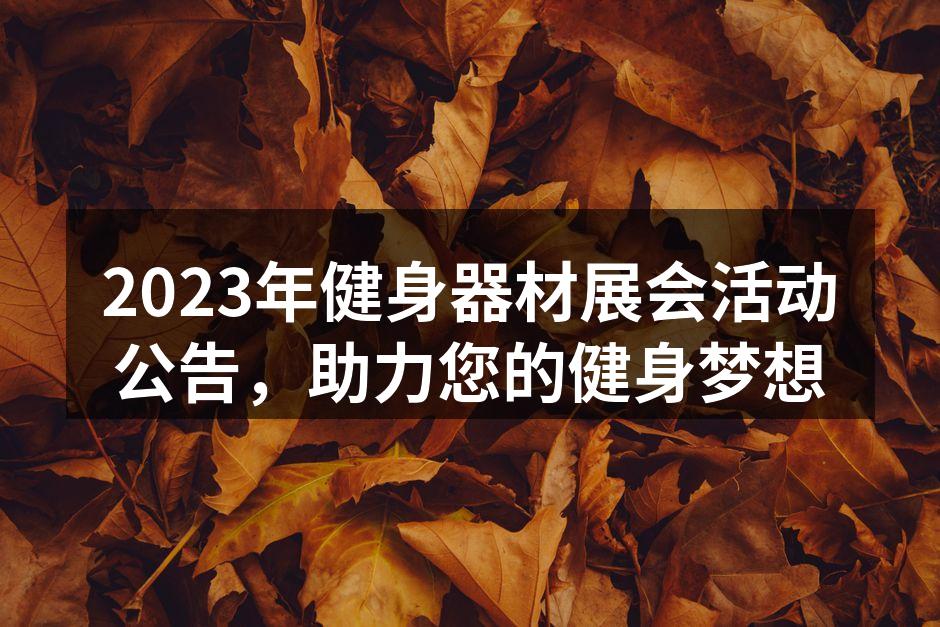 现场健身器材展示